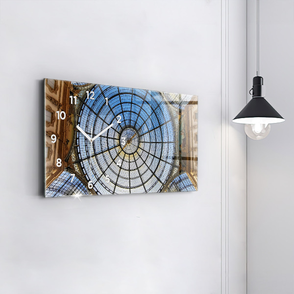 Horizontal wall clock Shopping mall in Milan