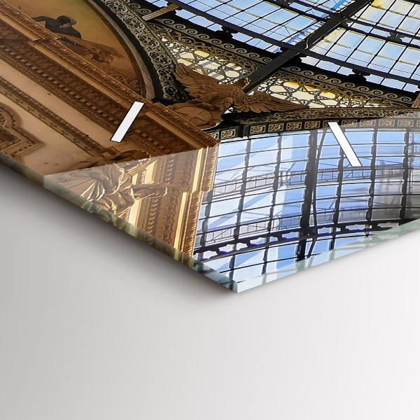 Horizontal wall clock Shopping mall in Milan