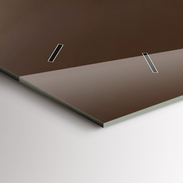 Horizontal wall clock Quad in the desert