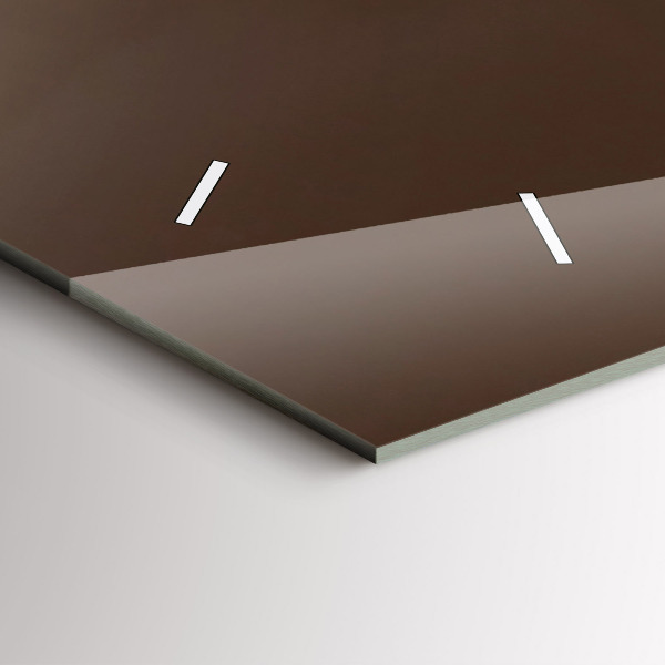 Horizontal wall clock Quad in the desert