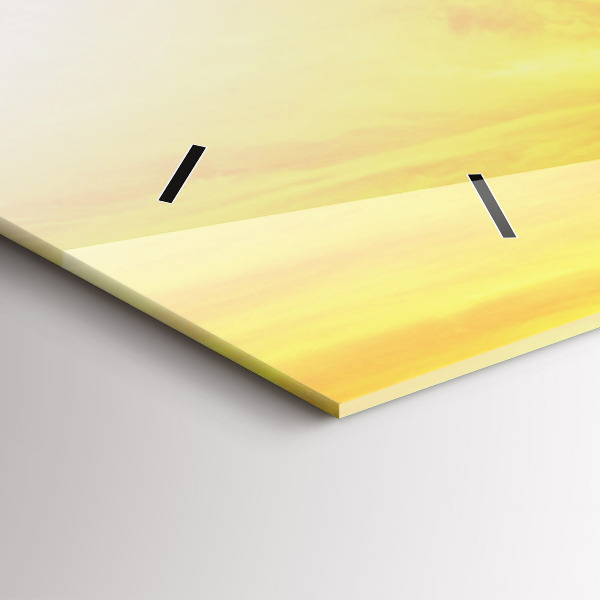 Horizontal wall clock The Eiffel Tower in Paris