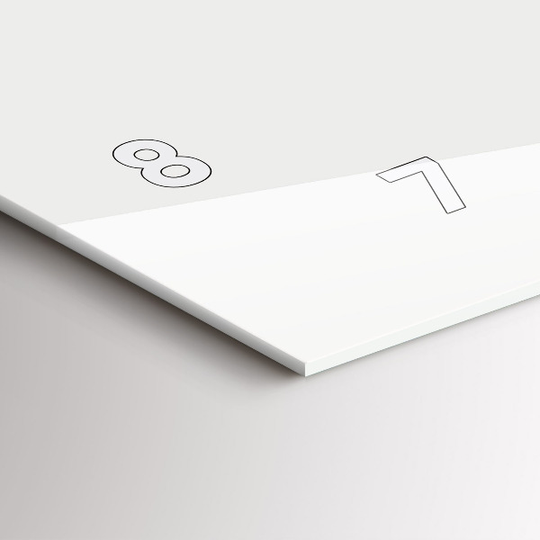 Horizontal wall clock Cycling race drawing