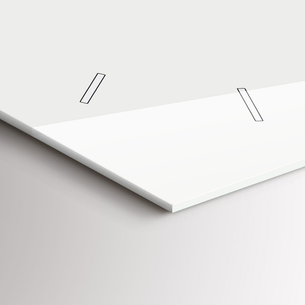 Horizontal wall clock Cycling race drawing