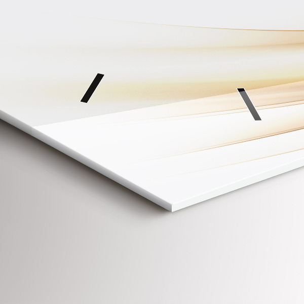 Horizontal wall clock Golden abstraction