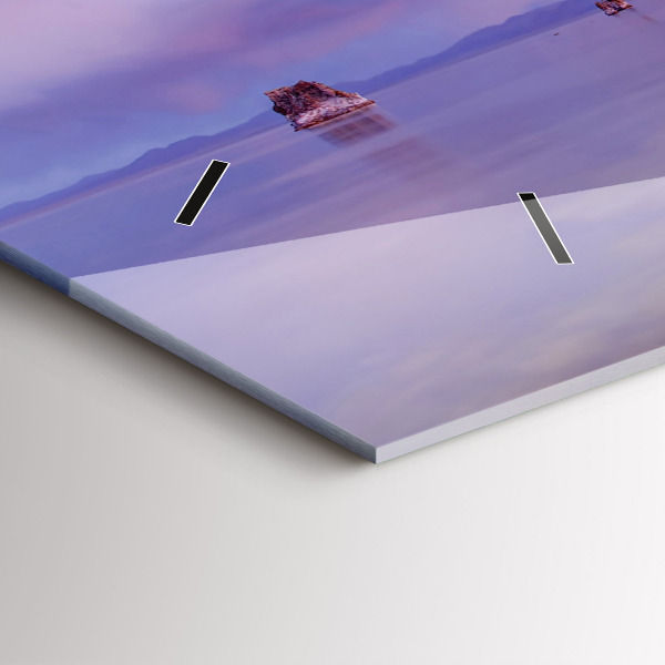 Horizontal wall clock California Sunrise