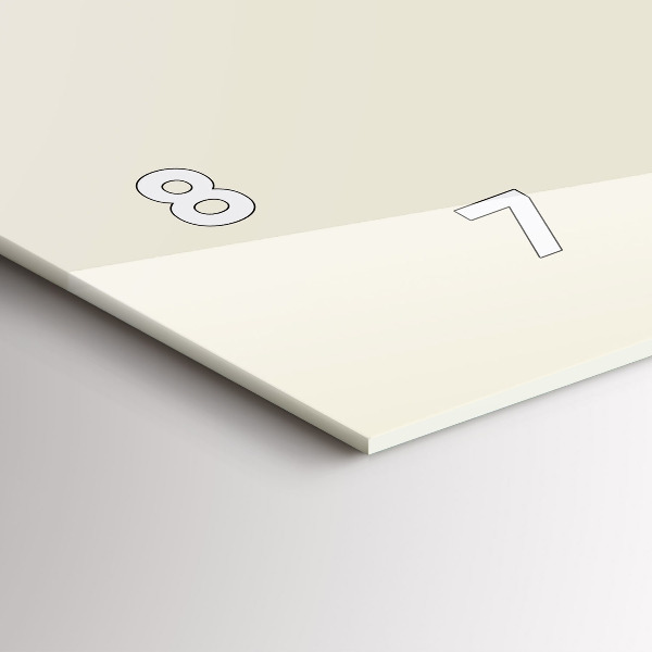 Horizontal wall clock Man with a beard and a pipe