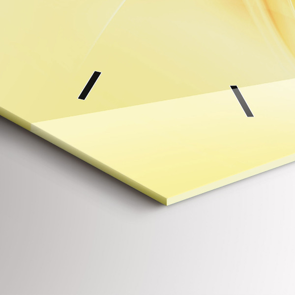 Horizontal wall clock Abstraction waves