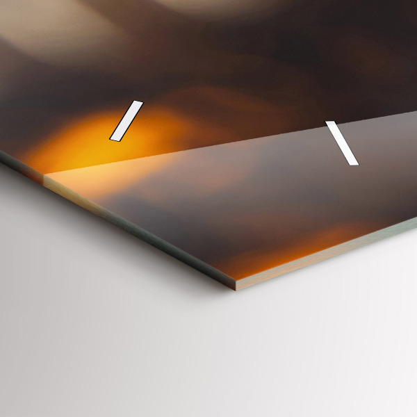 Horizontal wall clock Glass bottles