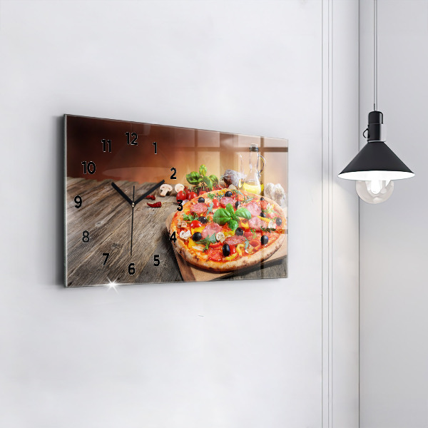 Horizontal wall clock The Culinary Heart of Italy