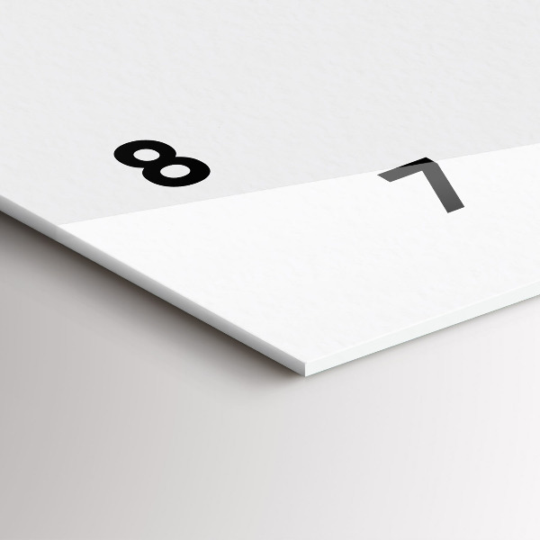 Horizontal wall clock Fashionable woman