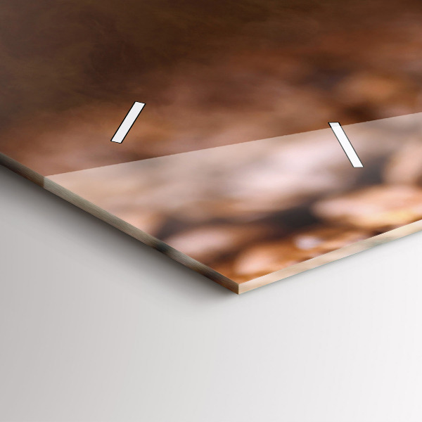 Horizontal wall clock Coffee beans