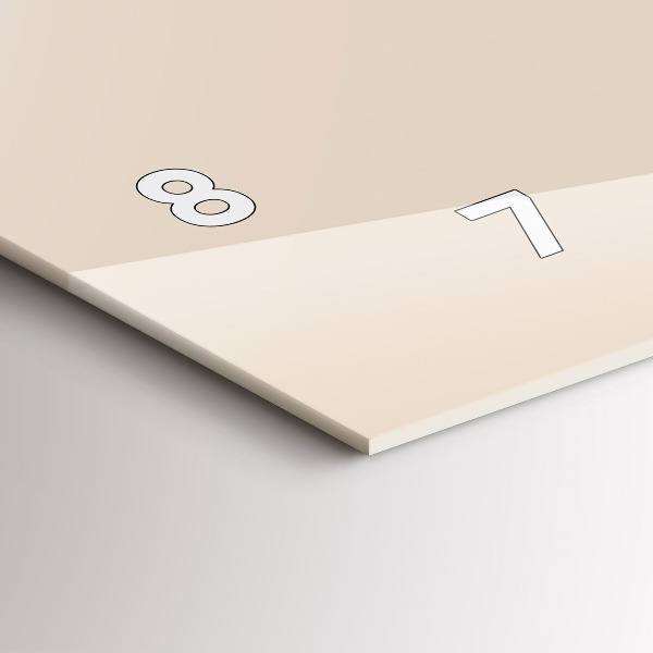 Horizontal wall clock Man with a pipe