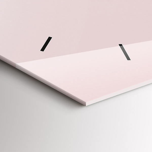 Horizontal wall clock A bouquet of flowers