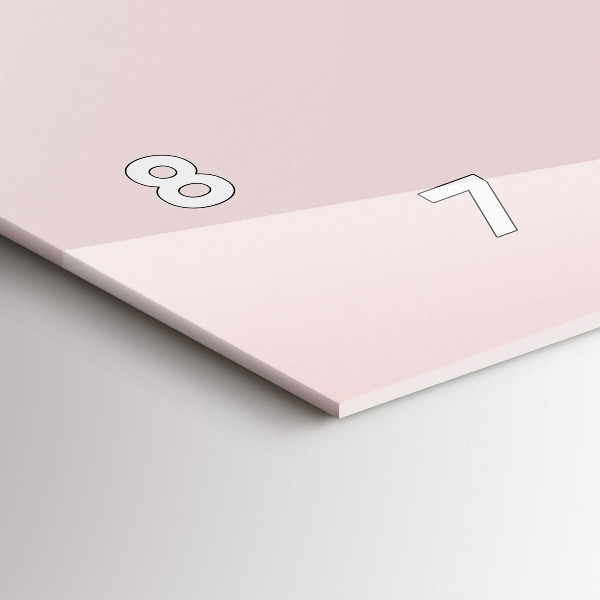 Horizontal wall clock A bouquet of flowers