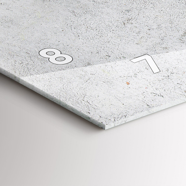 Horizontal wall clock Minimalist olives