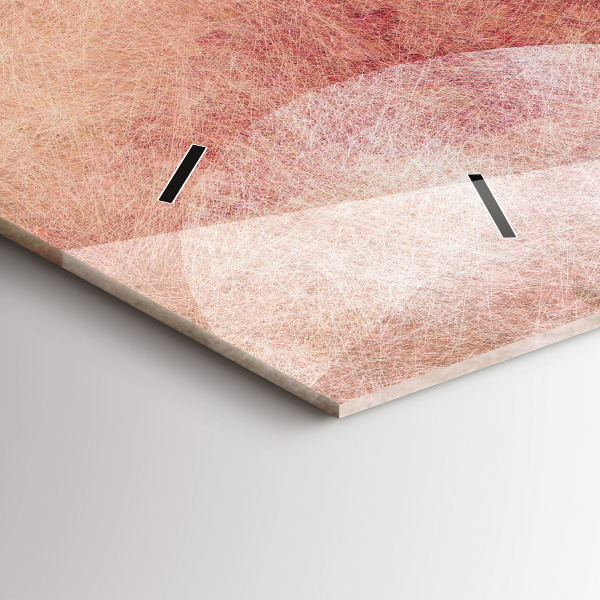 Horizontal wall clock Geometric Abstraction