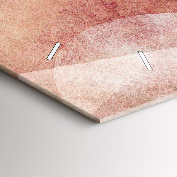 Horizontal wall clock Geometric Abstraction