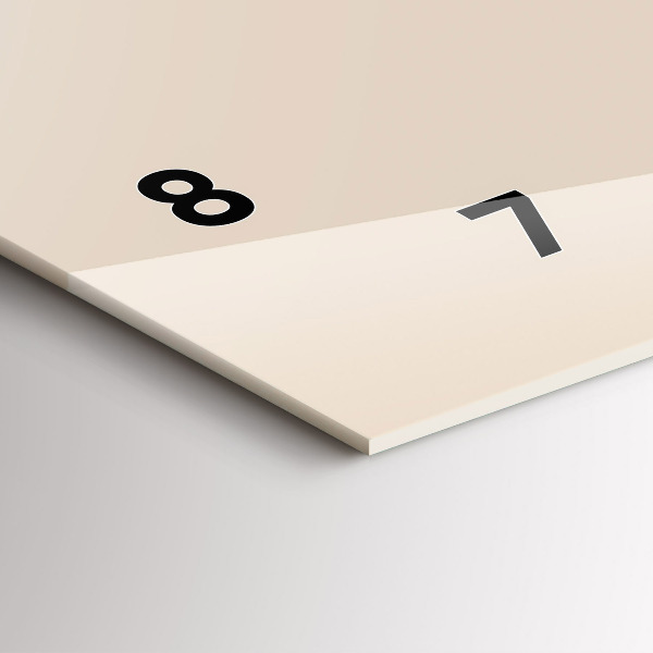 Horizontal wall clock Wolf head