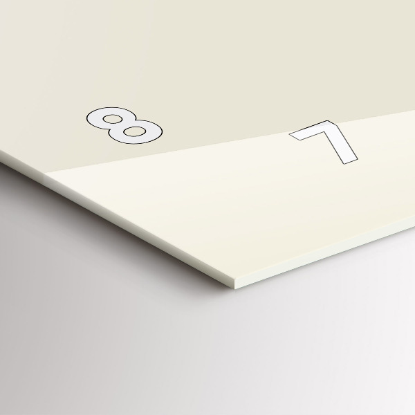 Horizontal wall clock Deer in a shirt