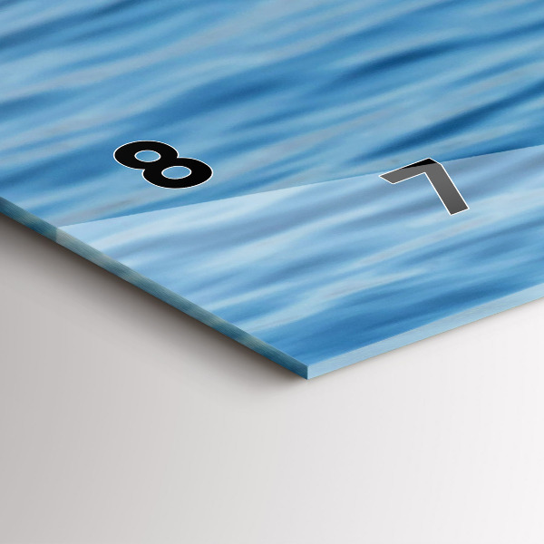 Horizontal wall clock Seagulls in Gdynia