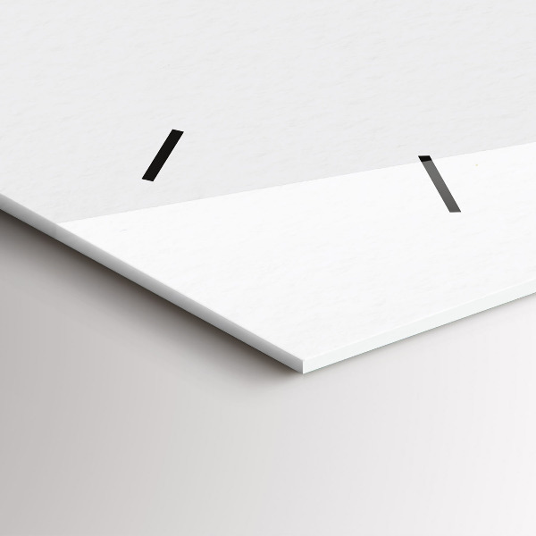 Horizontal wall clock Woman in a hat