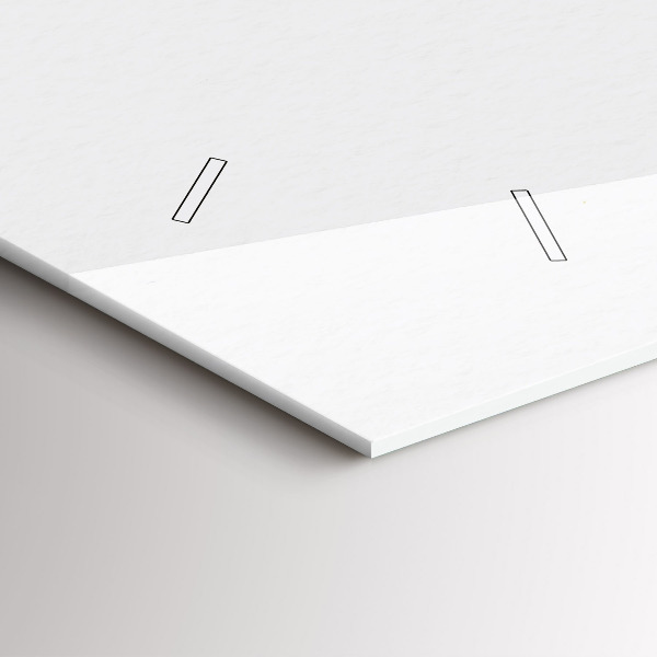 Horizontal wall clock Woman in a hat