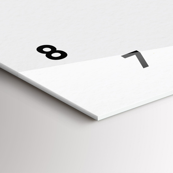 Horizontal wall clock Woman in a hat