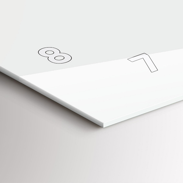 Horizontal wall clock Butterfly and key boho style