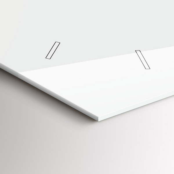 Horizontal wall clock Butterfly and key boho style