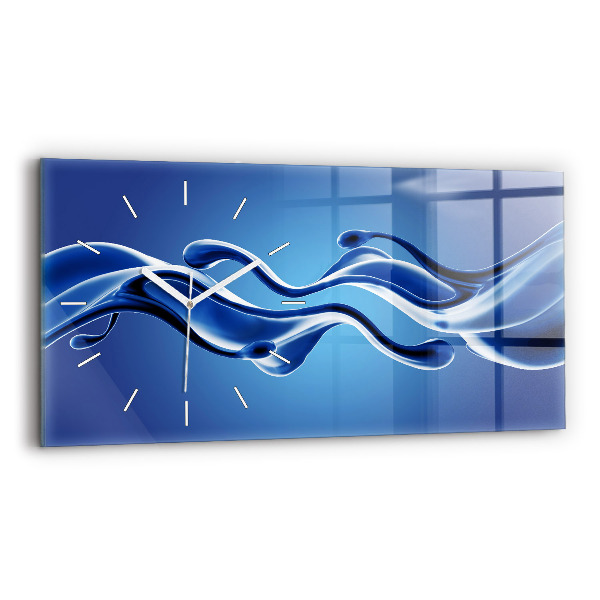 Horizontal wall clock Liquid abstraction