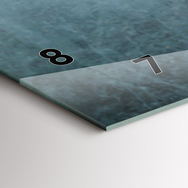 Horizontal wall clock A cup of coffee