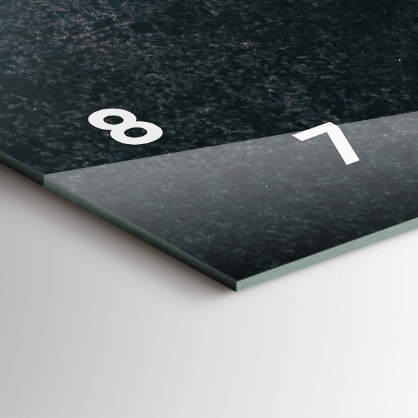 Horizontal wall clock Coffee beans