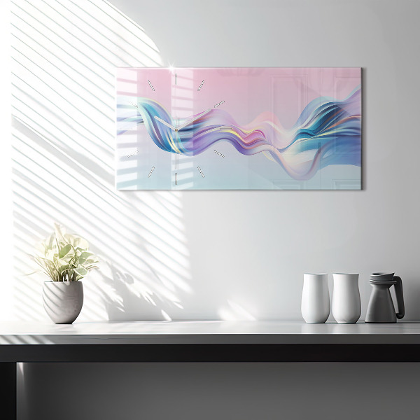 Horizontal wall clock Fluid flow element