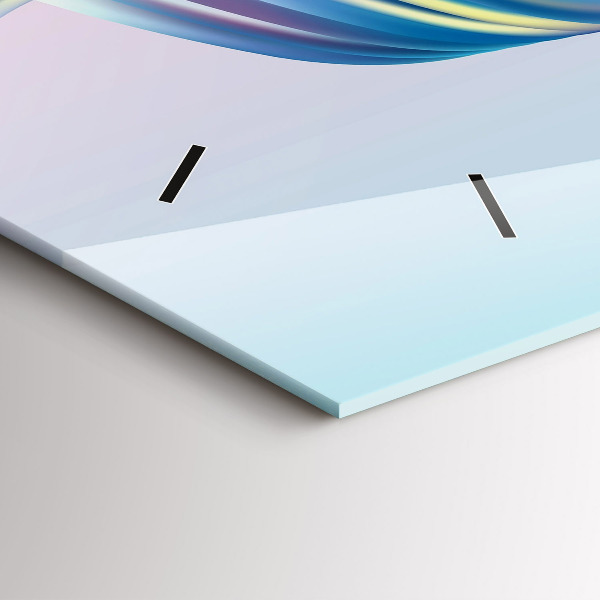 Horizontal wall clock Fluid flow element