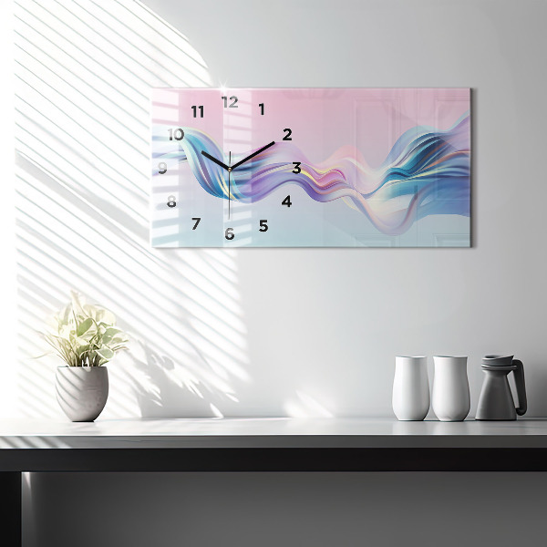 Horizontal wall clock Fluid flow element