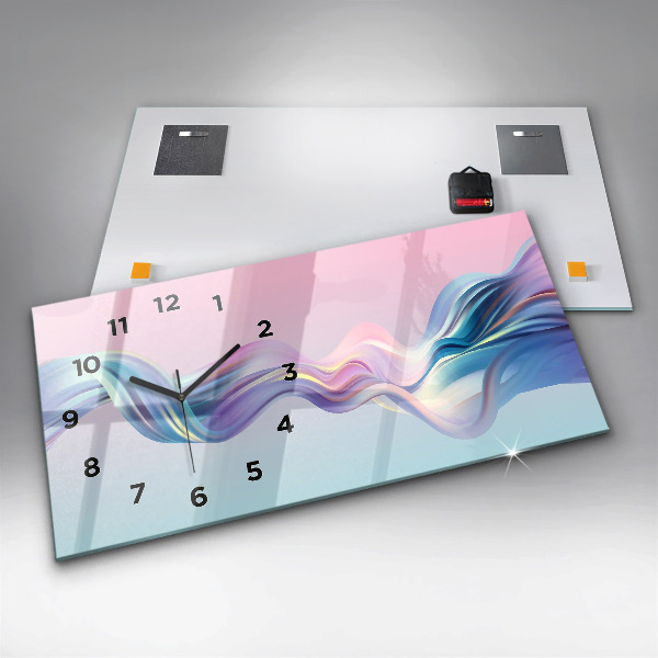 Horizontal wall clock Fluid flow element