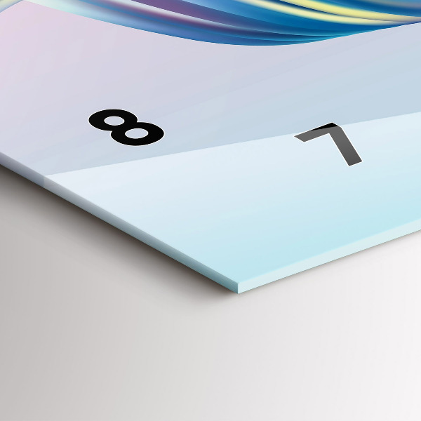 Horizontal wall clock Fluid flow element