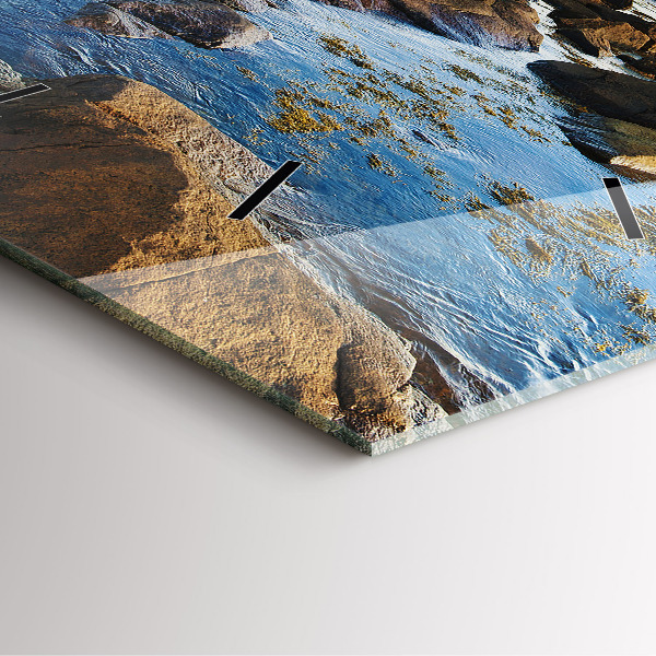 Square wall clock Annisquam Lighthouse