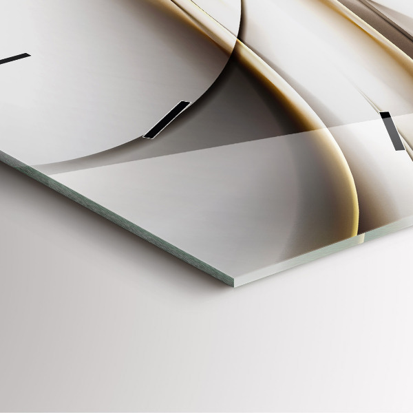 Square wall clock Abstract lines