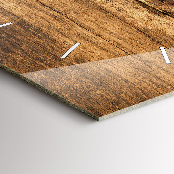 Square wall clock Spoons of spices