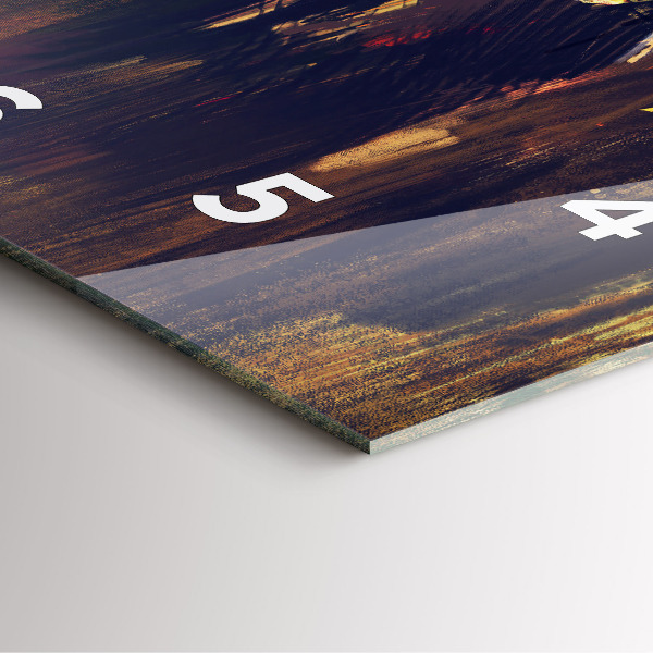 Square wall clock Impressionism in art Market Square