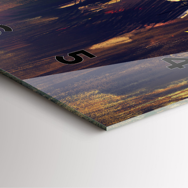 Square wall clock Impressionism in art Market Square