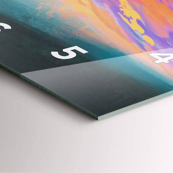 Square wall clock Platonic love