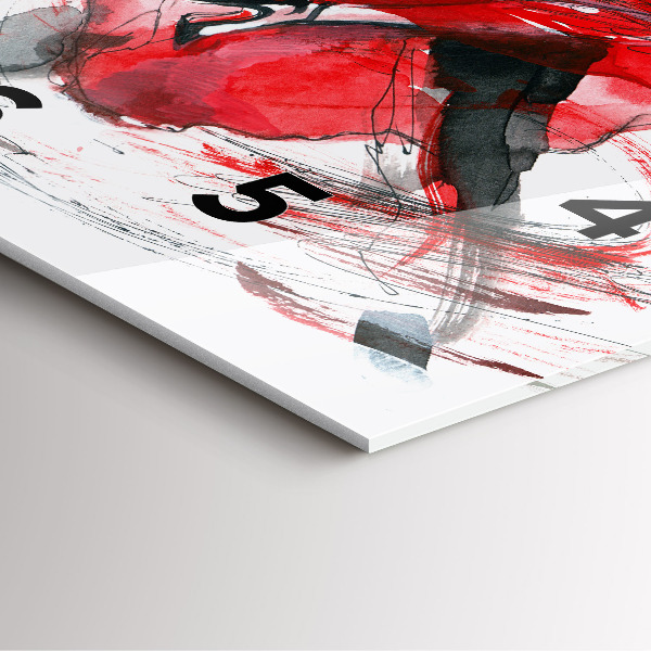 Square wall clock Dancing couple