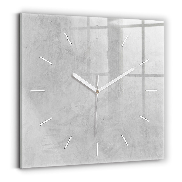 Square wall clock Stone wall