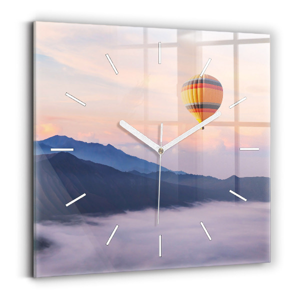 Square wall clock Beautiful Landscape