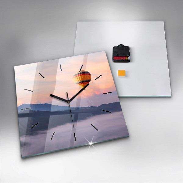 Square wall clock Beautiful Landscape