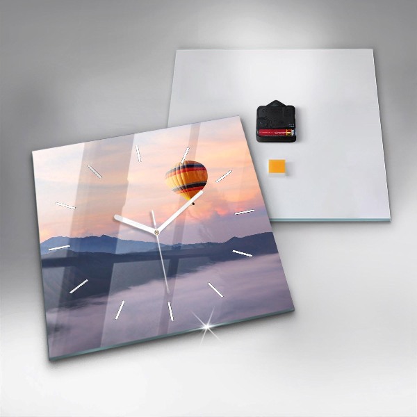 Square wall clock Beautiful Landscape