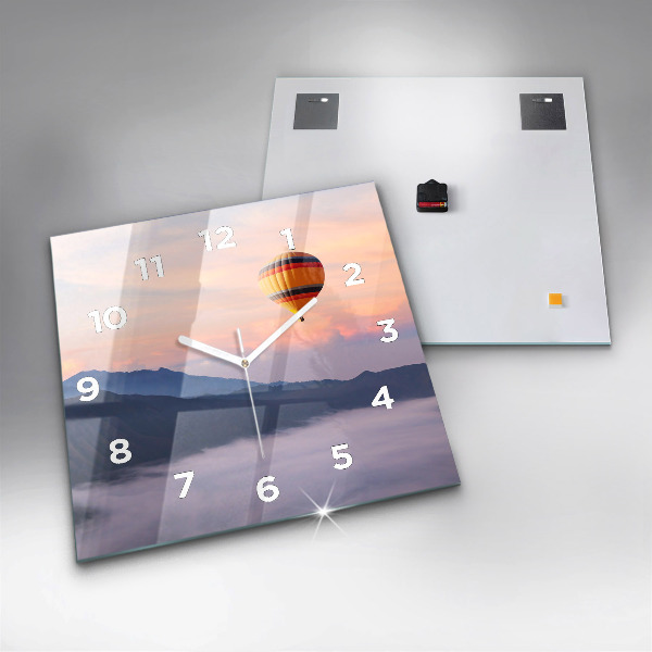 Square wall clock Beautiful Landscape