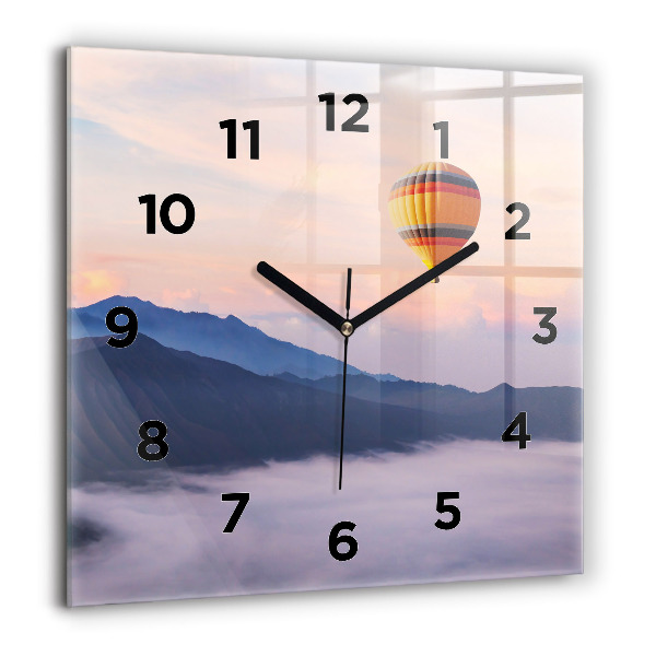 Square wall clock Beautiful Landscape
